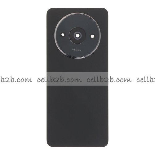 Tapa Trasera para Xiaomi Redmi A3 Negra CON LENTE