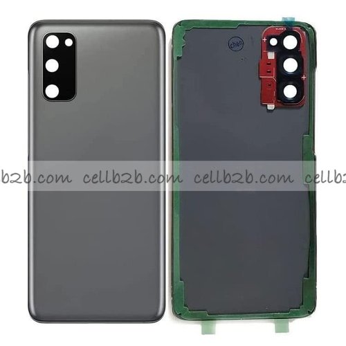 Tapa Trasera para Samsung S20 G980 Gris CON LENTE