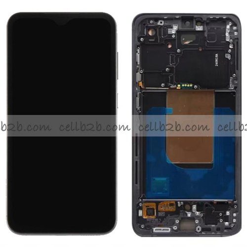 *Pantalla Samsung GALAXY S24 FE S721 Negra CON MARCO Original LCD+Táctil SERVICE PACK