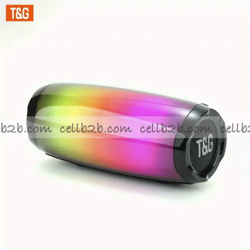 TG-366 Altavoz Wireless Portable con Radio con Luz de Color de Media Pantalla Pulsante