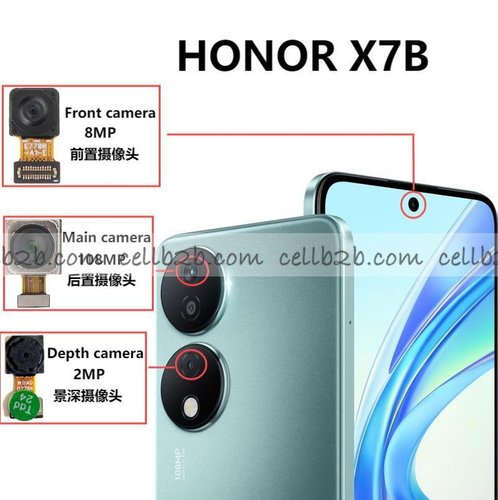 Cámara Trasera para Huawei Honor X7 / X7B / X8 4G Profundidad