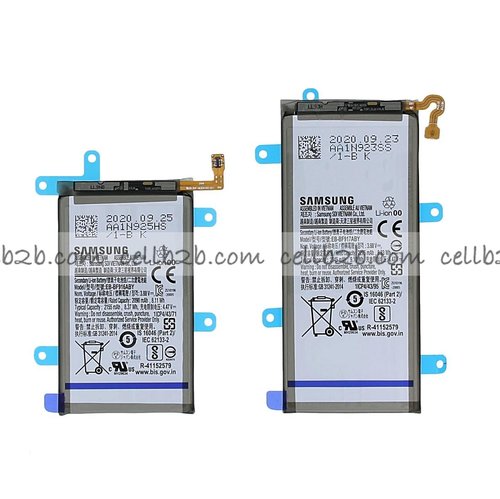 Batería EB-BF916ABY EB-BF917ABY Set 2 Piezas para Samsung Galaxy Z Fold 2 5G F916B 2345mAh+2155mAh