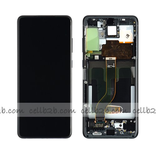 *Pantalla Samsung SM-G986B G985F GALAXY S20 Plus 4G / 5G Negra con Marco Original Completa SERVICE PACK (RNW)