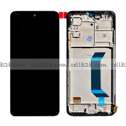 Pantalla Xiaomi Redmi Note 12 5G CON Marco OLED LCD+Táctil Negra Completa