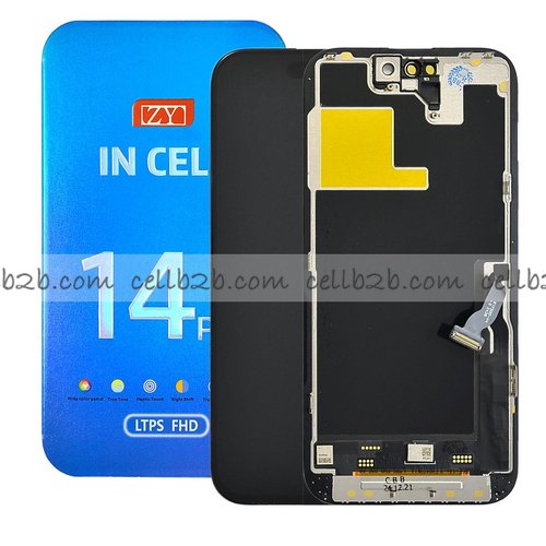 Pantalla iPhone 14 Pro ZY FHD-COF 1080p INCELL LCD+Táctil Negra Completa (Control IC reemplazable)