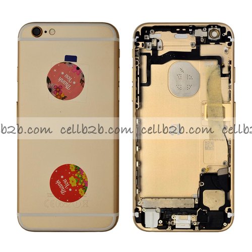 Carcasa Chasis Tapa Con Recambio iPhone 6S Dorada