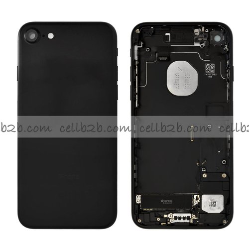 Carcasa Chasis Tapa Con Recambio iPhone 7G Negro