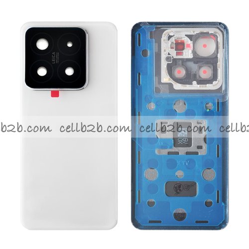 Tapa Trasera para Xiaomi Mi 14 Pro Plateada ORI CON LENTE