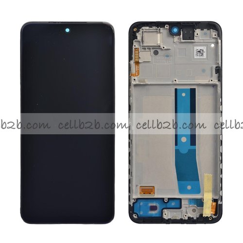 *Pantalla Xiaomi Redmi Note 11 4G NFC 2022 Negra CON MARCO Completa Tactil+LCD SERVICE PACK