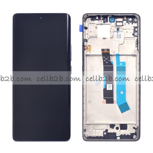 Original Nueva Pantalla Xiaomi Redmi Note 14 Pro 4G Negra CON MARCO Completa Tactil+LCD