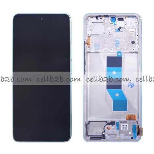 Pantalla Xiaomi Redmi Note 14 5G / Poco M7 Pro 5G OLED Azul CON MARCO LCD+Tactil Completa