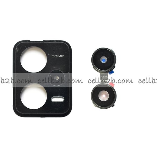 Cristal Cámara + Marco para Xiaomi Redmi Note 12 Pro 5G Negro