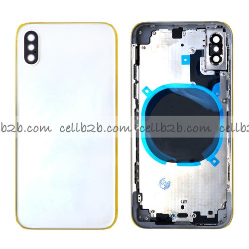 Tapa Chasis Con Bandeja iPhone XS Blanco Sin Recambios