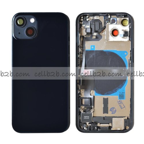 Tapa Chasis iPhone 13 Negro Con Recambios