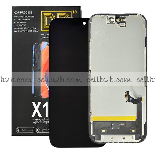 Pantalla iPhone 15 Pro DD OLED Soft (High Refresh Rate) LCD+Táctil Negra Completa