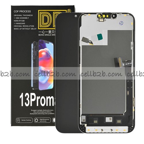 Pantalla iPhone 13 Pro Max DD OLED Dura LCD+Táctil Negra Completa (Control IC Reemplazable)
