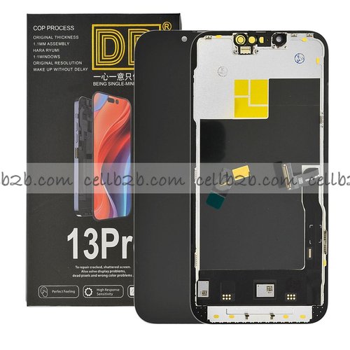 Pantalla iPhone 13 Pro DD OLED Soft (High Refresh Rate) LCD+Táctil Negra Completa (Control IC Reemplazable)