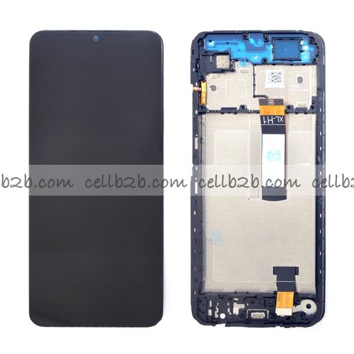 Original Nueva Pantalla Xiaomi Redmi A5 4G (25028PC03G 25028RN03A) FLEX LARGO 171MM CON MARCO Negra Completa Tactil+LCD