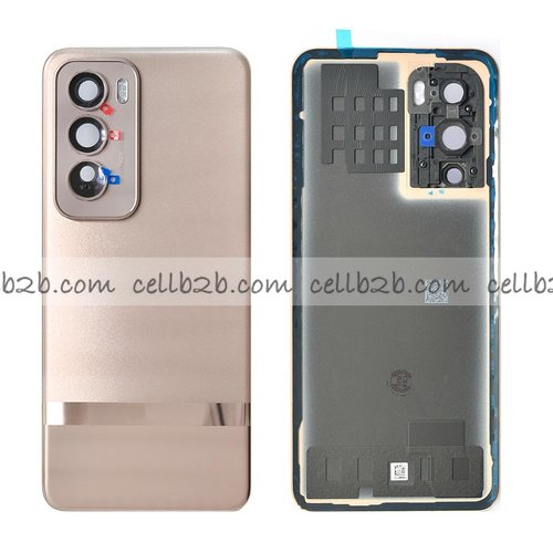 Tapa Trasera para OPPO Reno12 Pro 5G Oro Rosa Original CON LENTE