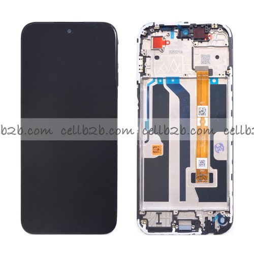 Original Pantalla OPPO A6X 4G / A6X 5G Negra CON MARCO Completa LCD+Táctil