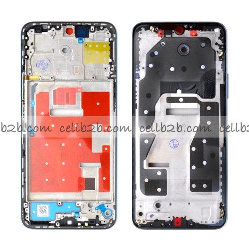 Carcasa Frontal para Honor X8A Plateada