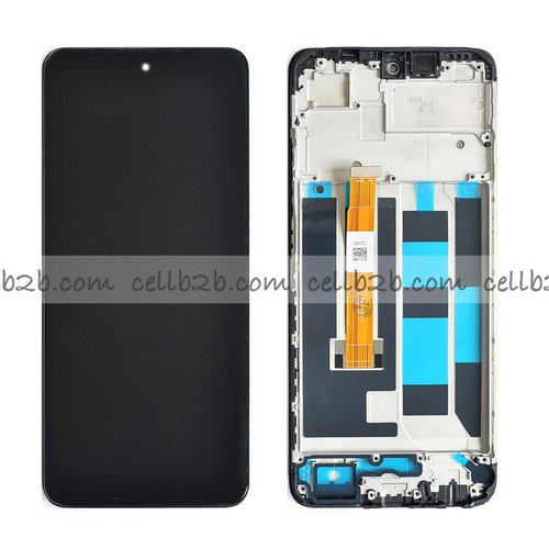 Original Pantalla Realme C55 Negra CON MARCO Completa LCD+Táctil