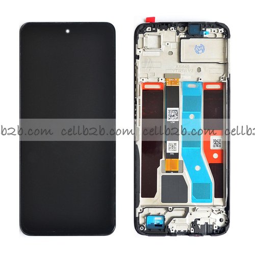 Original Pantalla Realme C51 Negra CON MARCO Completa LCD+Táctil