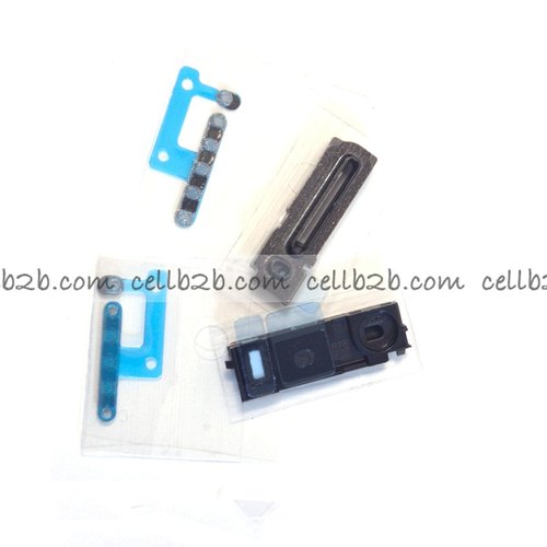 Rejilla antipolvo de altavoz abajo para iPhone 17 Pro Max Blanco