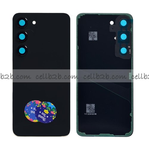 Tapa Trasera Samsung S23 S911B Negra CON LENTE