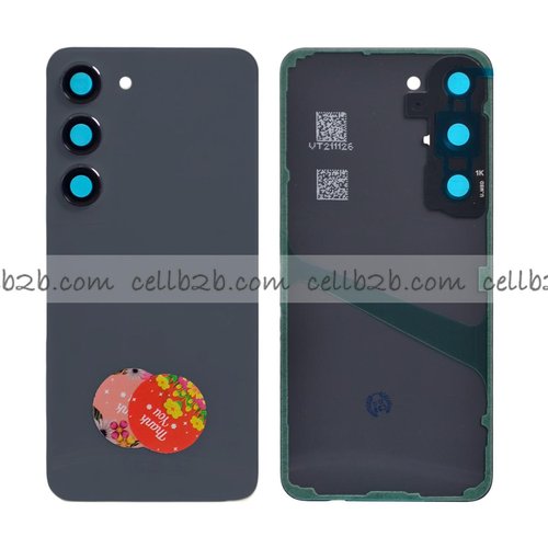 Tapa Trasera Samsung S23 S911B Gris CON LENTE