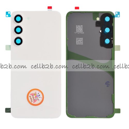 Tapa Trasera Samsung S23 Plus S916B Crema CON LENTE
