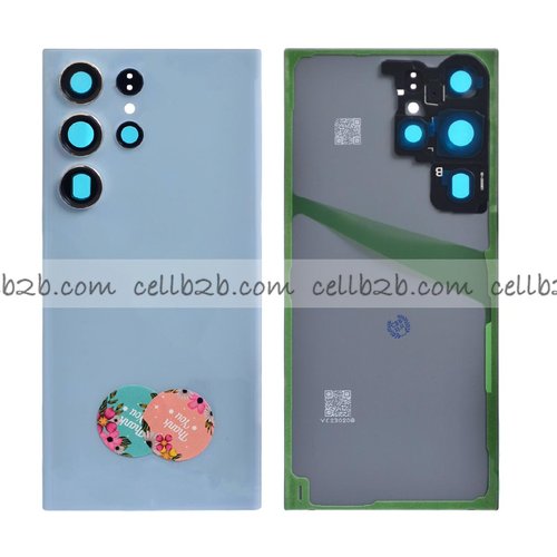 Tapa Trasera Samsung S23 Ultra S918B Azul Cielo CON LENTE