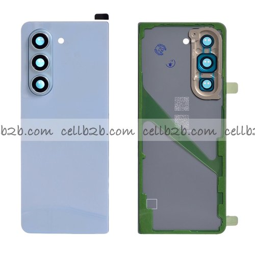 Tapa Trasera Samsung Z Fold 5 Azul (SIN LENTE)