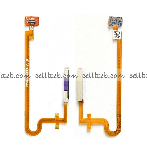 Flex Lector de Huella para Realme C33 Dorado