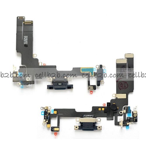 Flex de Carga para iPhone 14 Negro Original Desmontaje