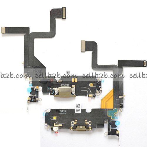 Flex de Carga para iPhone 14 Pro Dorado Original Desmontaje