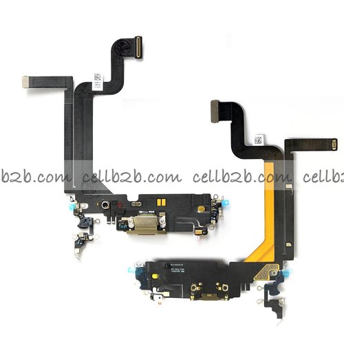 Flex de Carga para iPhone 14 Pro Max Dorado Original Desmontaje