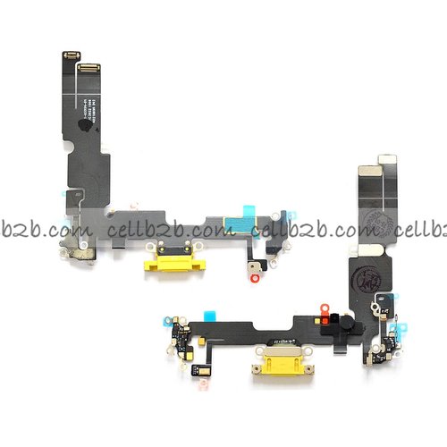 Flex de Carga para iPhone 14 Plus Amarillo Original Desmontaje