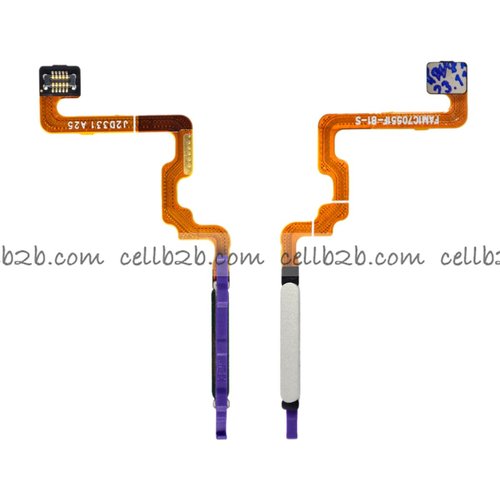 Flex Lector de Huella para Xiaomi Redmi 12 4G/5G Plateado