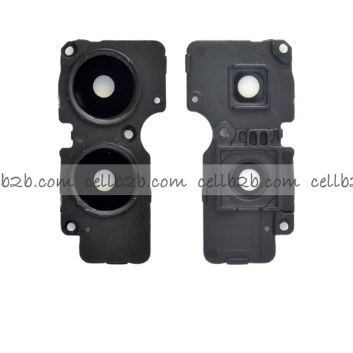 Cristal Cámara + Marco para Samsung A05 A055F Negro