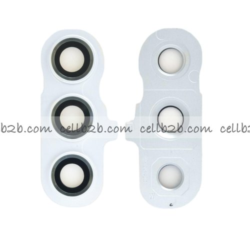 Cristal Cámara + Marco para Samsung S23 FE 5G S711B Blanco