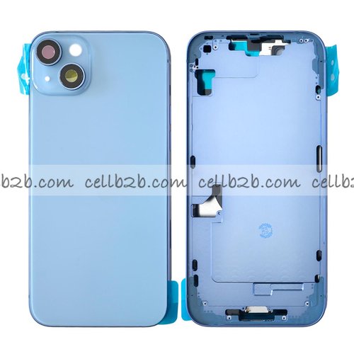 Tapa Chasis Con Bandeja iPhone 14 Plus Azul Sin Recambios