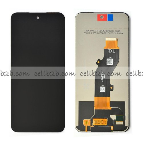 Original Reparada Pantalla Infinix Smart 9 (X6532) / Infinix Smart 9 HD (X6532C) / Tecno Spark GO 1 (KL4) / Tecno Spark GO 1S (KL4h) /Tecno Pop 9 4G (KL4h) / Tecno Pop 9 5G (KL4) / Tecno Spark 30 5G (KL8) / Tecno Spark 30C (KL5, KL5N) / Tecno Spark 30C 5G (KL8H) / Tecno Spark GO 2025 / Tecno Pova 6 NEO 5G / Itel A80 / Infinix Hot 50i / Hot 50 5G (X6531, X6531B) LCD+Táctil Negra Completa