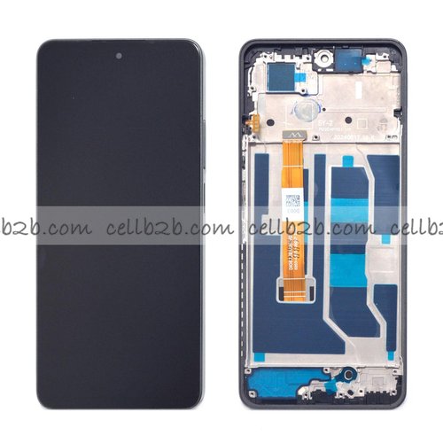 Original Pantalla Realme C67 4G Negra CON MARCO Completa LCD+Tactil