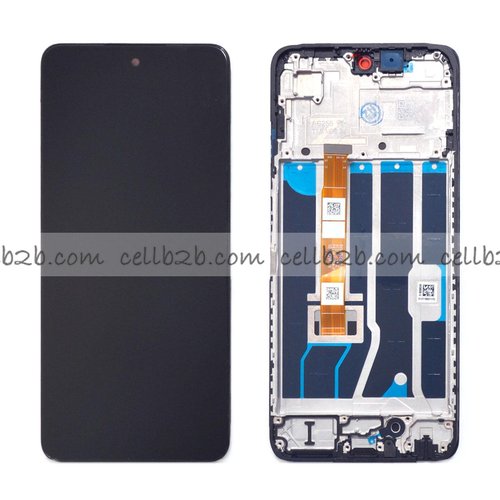 Original Pantalla OPPO A5 4G 2025 (CPH2727) / A5M / A5 5G 2025 (CPH2735, PKW120) / A5X 4G 2025 (CPH2725) Negra CON MARCO Completa LCD+Tactil