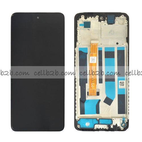 Original Pantalla OPPO A60 4G Negra CON MARCO Completa LCD+Tactil