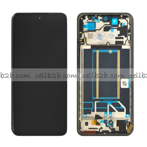 Pantalla OPPO Reno13 F 4G / Reno13 F 5G OLED CON MARCO Negro Completa LCD+Táctil