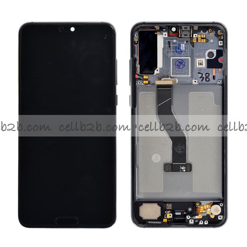 Pantalla Huawei P20 Pro Original con Marco Plateada Completa LCD+Táctil