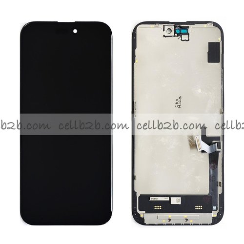 Pantalla iPhone 15 Plus RJ INCELL LCD+Táctil Negra Completa (Control IC Reemplazable)