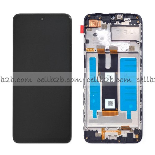 Original Nueva Pantalla ZTE Blade A73 4G / V50 Smart Negra con Marco Completa LCD+Tactil